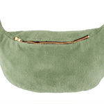 Haomy Banana‎ St Tropez Sling Bag Light Green Terry Cloth Crossbody Photo 0