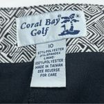 Coral Bay  Golf Womens‎ Size 10 Black White Skort Three Pockets Athletic Active Photo 1