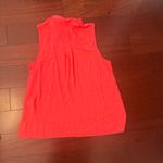 Michael Kors Coral Sleeveless Blouse with Zip Detail Photo 3