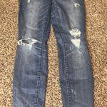 Madewell 9" High Rise Skinny Jeans Distressed Ripped Raw Hem Denim Womens Sz 26 Photo 0