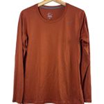 Nike Women’s Burnt Orange  Long Sleeve Shirt M Photo 0