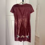 NWT Ralph Lauren Purple Label Embellished Cady Red Sequin Short Sleeve Dress Size 8 Photo 7