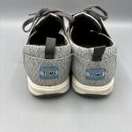 Toms Gray Del Ray Lace Up Sneakers Comfort Womens 11 Casual Photo 2