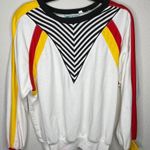 Vintage‎ Lily's of Beverly Hills Color Block Top White Photo 5