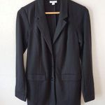 J.Jill Ponte Black Soft 3 Button Shawl Blazer Knit Stretch Womens Size XS Photo 0
