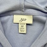 J. Jill hoodie Shirt Women's SP stretch petite modal blend blue snap closure Size undefined Photo 4
