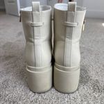 ShoeDazzle 9 Danilyn lug sole combat moto ankle boot 2442 Gold Photo 8