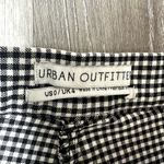 Urban Outfitters  Black & White Gingham Check Skinny Pants with Zippers Photo 4