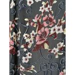 Womens Mesh Velvet Burnout Whimsigoth Mini Dress Size Medium Romantic Vamp Purple Photo 3