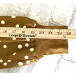 Madewell  Banded Long Sleeve Crewneck Pullover Sweatshirt in Inkwell Dots Sz M Photo 7