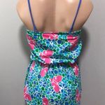 Sea Waves Vintage Retro 3 Piece Swim Suit Bathing Blue Size 6 Photo 6