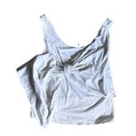 Free People  White Tied Up Bow Sleeveless Tank Top Photo 0