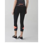 Lululemon  Athletica Pace Rival Crop *22" Womens Crop Leggings Black coral 6 Photo 1