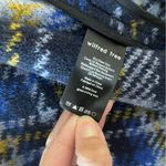 Aritzia Wilfred Free Off-Duty Neelam Wool Blend Jacket Blue Black Plaid | XXS Photo 9