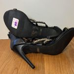 Charlotte Russe Shoes Womens Size 8 Gold Chain Strappy High Heel Sandals Party D Photo 7