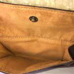 UGG Large Plum & Ivory Leather Shearling Sheepskin Tote Bag MINT CONDITION Photo 15