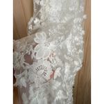 Lulus NWT  Quite Perfect White Floral Embroidered Strapless Midi Dress Tube Sz S Photo 5