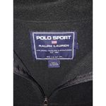 Polo Sport Ralph Lauren‎ 1/4 Zip Fleece Jacket Size Large Black Photo 1