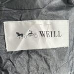 Vintage Weill Black Leather Look Trench Coat Size M Size M Photo 4