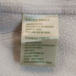 Tangerine - Gray white stripped cotton blend zip up Hoodie Size Small Photo 6