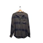 Rails  Black Waves Blouse Hunter Olive Size M Photo 1