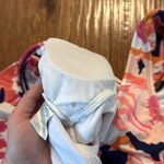 Kona Sol  ruched tummy control ruffle sleeve floral one piece swimwear small 4/6 Photo 5