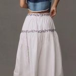 NWOT Banjanan Antonia Skirt Srinagar Embroidered White. MSRP $345. Size L White Size L Photo 1