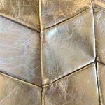 David Charles Metallic Silver Clutch Handbag Photo 1