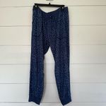 Live Love Lounge Women’s Large Navy Star Pajama Set Tank Jogger Pangs Lounge Blue Photo 6