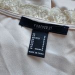 Forever 21 #89  Shirred Lace Trim Long Sleeve in Cream Photo 4