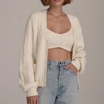 đź’•FAVORITE DAUGHTERđź’• The Lauren Cardigan ~ Ivory XL NWT Cable Knit Sweater White Photo 5