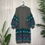 Anthropologie  Kai Embroidered Duster Maxi Boho Cardigan OSFM One Size Photo 3