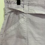 Old Navy Purple Belted High Waisted Twill Shorts Size Large New Photo 4