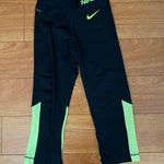 Nike Pro Neon Yellow Cropped Leggings Photo 0