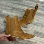 Veronica Beard NEW  Lada Chelsea Boot Suede Western 8 Caramel Brown Photo 0