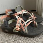 Chacos Light Green And Pink Chaco’s  Photo 0