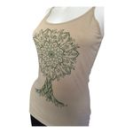 Soul Flower womens beige small tank top tree mandala eco Photo 3