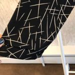 Lush Clothing Lush Black with Mini Lines Long-sleeve Blouse Photo 3