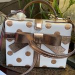 Kate Spade Authentic  dots glitter/leather gift box Crossbody/Satchel Photo 2