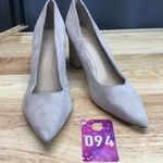 Marc Fisher LTD Abilene Heels Women's 8 Grey Suede Slip Photo 0