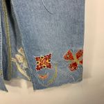 Tommy Hilfiger Tommy Jeans Vtg Light Jean Skirts Raw Edge Sz 9 Medium Photo 3