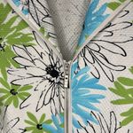 Requirements Vintage  Floral Lightweight Long Sleeve Full Zip Golf Jacket Sz 14 Photo 1