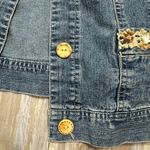 Ruby Rd  Jean Jacket with Shell Embellishment, Size 12 Photo 3