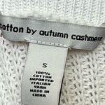 autumn cashmere Cotton by Elbow Sleeve Crochet Top White Photo 9