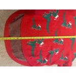 Merokeety  T-REX DINOSAUR all over UGLY CHRISTMAS TUNIC SWEATER Women’s L Photo 9
