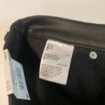 INC  women's size 0 curvy fit high rise skinny deep black coated novelty denim Photo 6