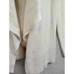 Lands' End  Women‎ Large Open Front Cardigan White Photo 3
