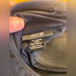 Apt. 9  Black One Piece Swimsuit with Sweetheart Neckline Photo 3