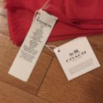 Coach signature wool+silk scarf Photo 5