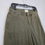 frame denim FRAME Wide Leg Tomboy Trouser Olive Green Photo 4